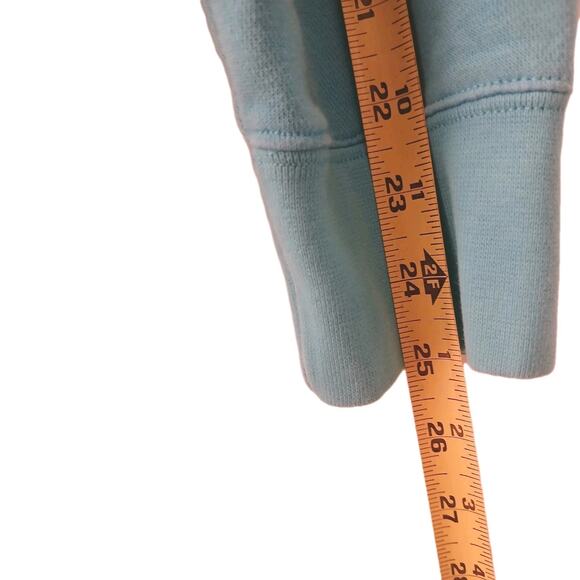 Nike Sportswear Club Fleece Fall Log Hoodie Sweatshirt Men Sz M Aqua Long Sleeve - Picture 9 of 10